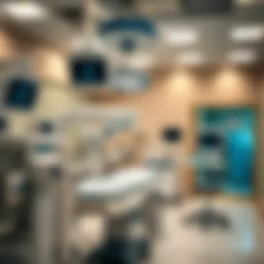 Advanced medical equipment in a hospital room highlighting technology