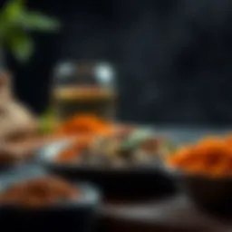 A traditional Emirati dish showcasing spices and herbs