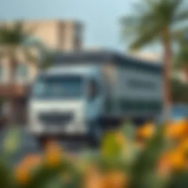 A well-organized moving truck ready for a relocation