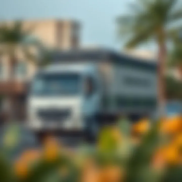 A well-organized moving truck ready for a relocation