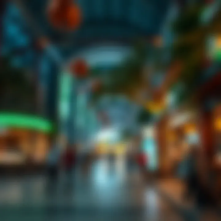 Vibrant cultural spaces illustrating Dubai's community life