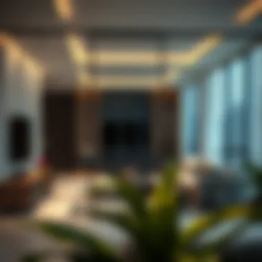 Modern Glass Partition for Home Contemporary glass partition enhancing a living space