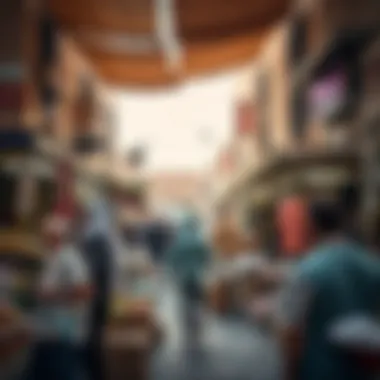 Commercial Heartbeat of Al Ahli Jebel Ali Local market scene highlighting commerce in Al Ahli Jebel Ali