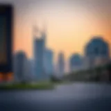 Modern Architectural Marvels of Jebel Ali Stunning skyline of Al Ahli Jebel Ali showcasing modern architecture