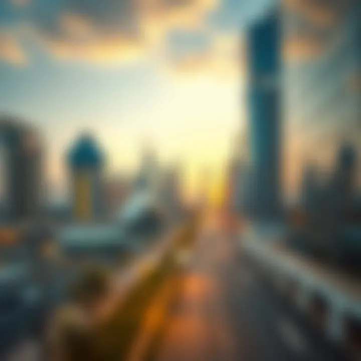 Al Ain's Modern Skyline: A Blend of Tradition and Innovation Modern architecture in Al Ain city skyline reflecting growth