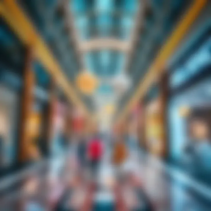 Interior shot of Al Ain Mall highlighting vibrant shopping atmosphere