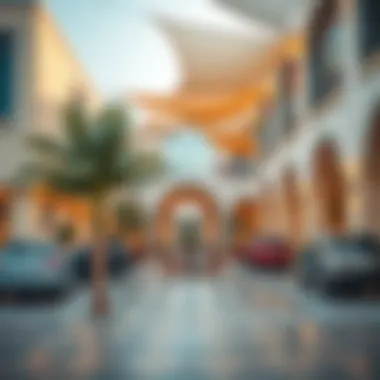 Community Spaces in Al Badia Vibrant community spaces in Al Badia reflecting modern lifestyle