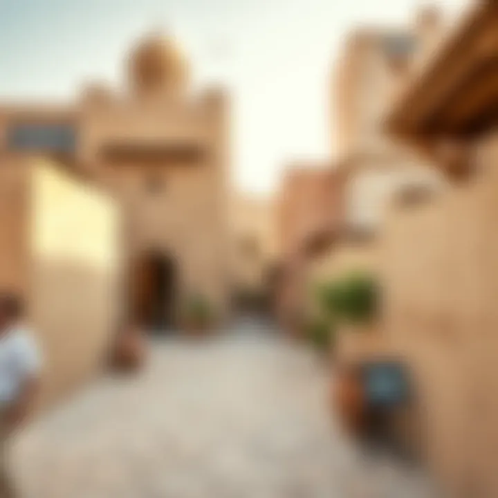 Cultural Heritage of Al Badia Artistic representation of Al Badia's cultural significance and heritage