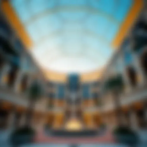 Stunning architectural design of Al Raha Gardens Plaza