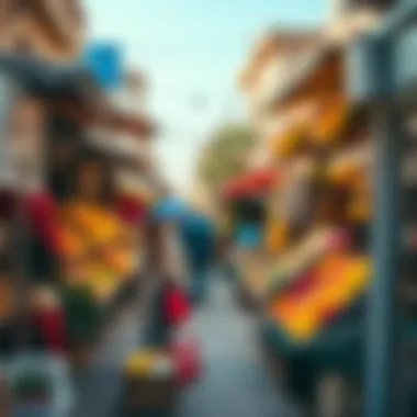 Diverse Shopping Experience in الشعيبة العين Local market in الشعيبة العين offering diverse shopping experiences