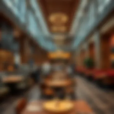 Culinary Delights at الزاهية مول Dining area offering a glimpse into the culinary options