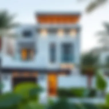 Captivating Architecture of Arabella Townhouse Stunning exterior view of the Arabella Townhouse showcasing its modern architecture