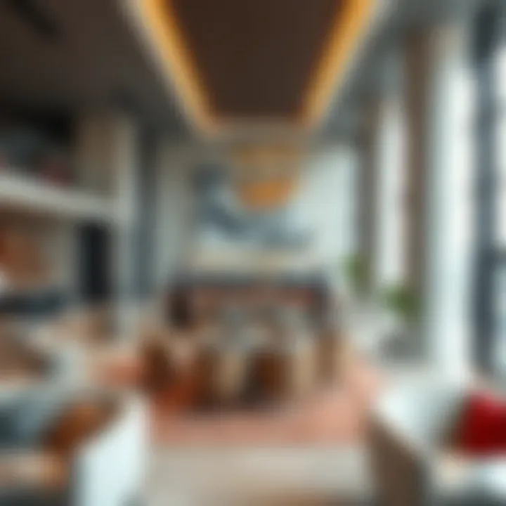 Interior showcasing the modern aesthetics and elegance of the White Swan Building
