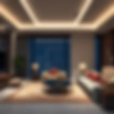 Elegant interior showcasing luxurious living spaces at Azure Binghatti