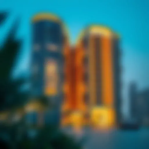 Architectural view of Bin Kamel Tower showcasing its unique design