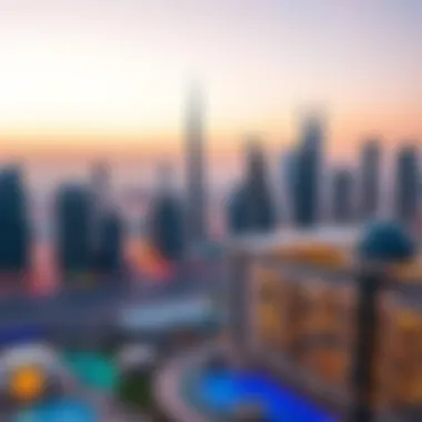 Dubai's Architectural Marvels A panoramic view of Dubai's skyline showcasing its modern architecture