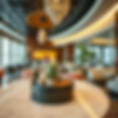 Exclusive Amenities in a Business Lounge Exclusive amenities available in a premium business lounge