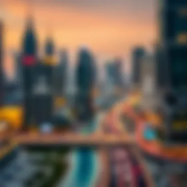 Thriving Sectors in Dubai's Business Landscape An infographic depicting various sectors thriving in the Dubai market