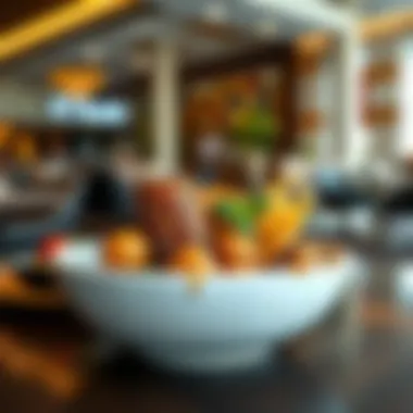 Gourmet Delights at Nakheel Mall Delicious gourmet dish presentation