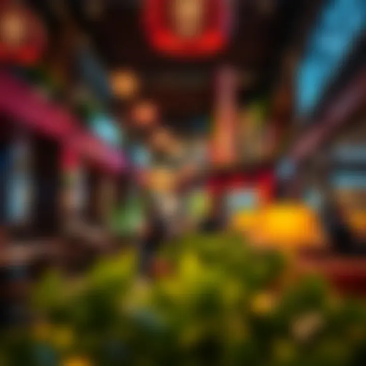 Vibrant restaurant ambiance