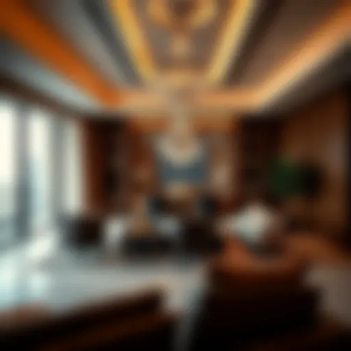 Luxurious interiors of a Damac Maison residence showcasing modern elegance