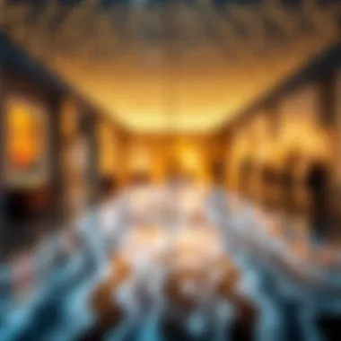 Creative art installation challenging perception at the museum