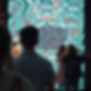 Visitors experiencing mind-bending visual displays in Dubai
