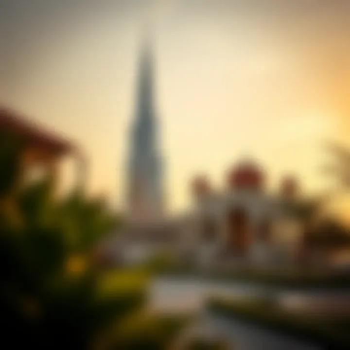 Cultural Landmarks in Dubai Island World Cultural landmarks integrated into the landscape of Dubai Island World