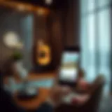 A modern mobile interface showcasing Dubai property listings