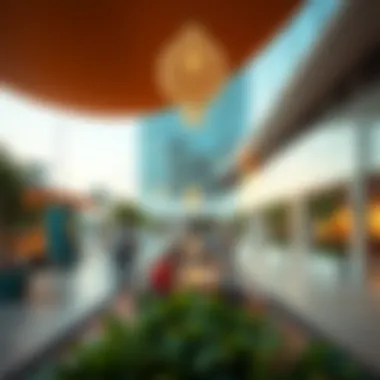 Community Spaces in International City Vibrant community spaces in International City promoting cultural exchange