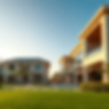 Stunning architectural design of luxury villas within Golf Links