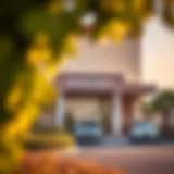 Emirates Driving School Facade Exterior view of Emirates Driving School