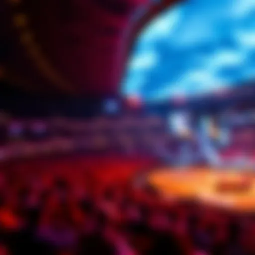 Stunning view of Etihad Arena during a major concert