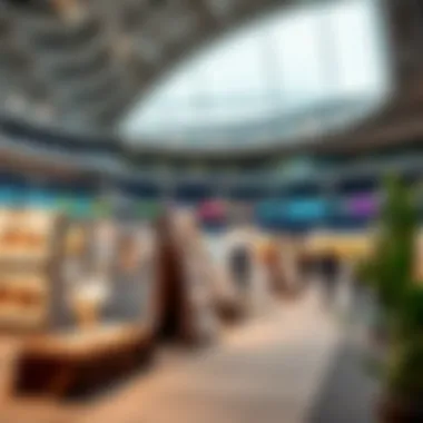 Cultural Exhibition at Etihad Arena Exhibition setup inside Etihad Arena showcasing local art