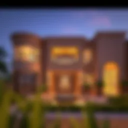 Stunning architectural design of Shati' Al Raha villas