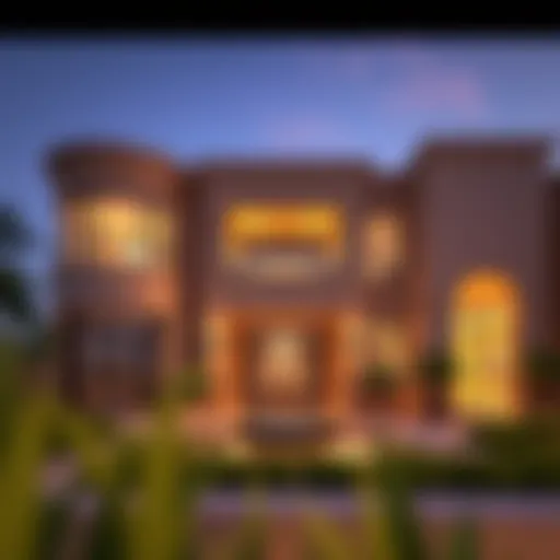 Stunning architectural design of Shati' Al Raha villas