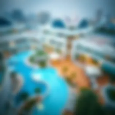 Aerial view showcasing the vibrant lifestyle and amenities in the GBI area