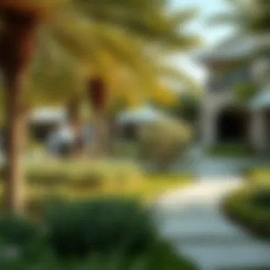 Ecological Sustainability in حديقة الاتحاد Ecological elements highlighting sustainable practices within the park