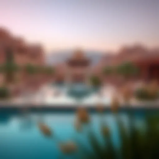 Breathtaking views of Hatta Mountains surrounding the hotel