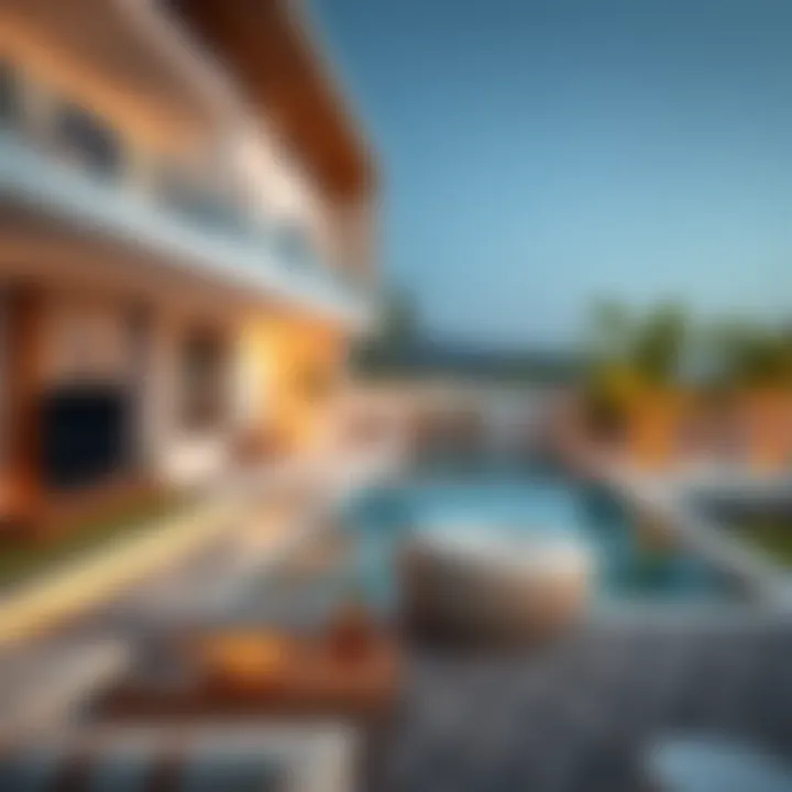 Modern residential properties in Hatta