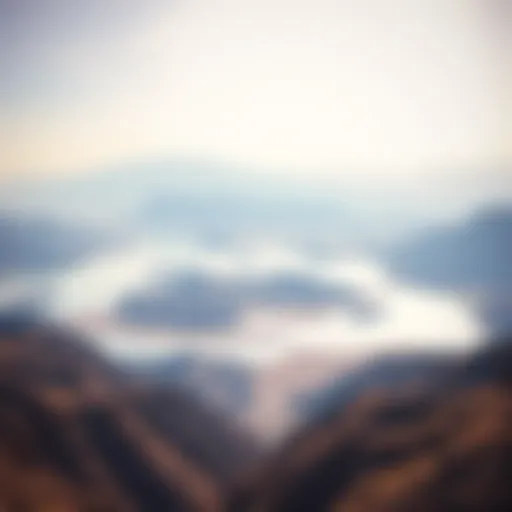 Breathtaking Mountains and Lakes of Hatta Stunning landscape view of Hatta's mountains and lakes