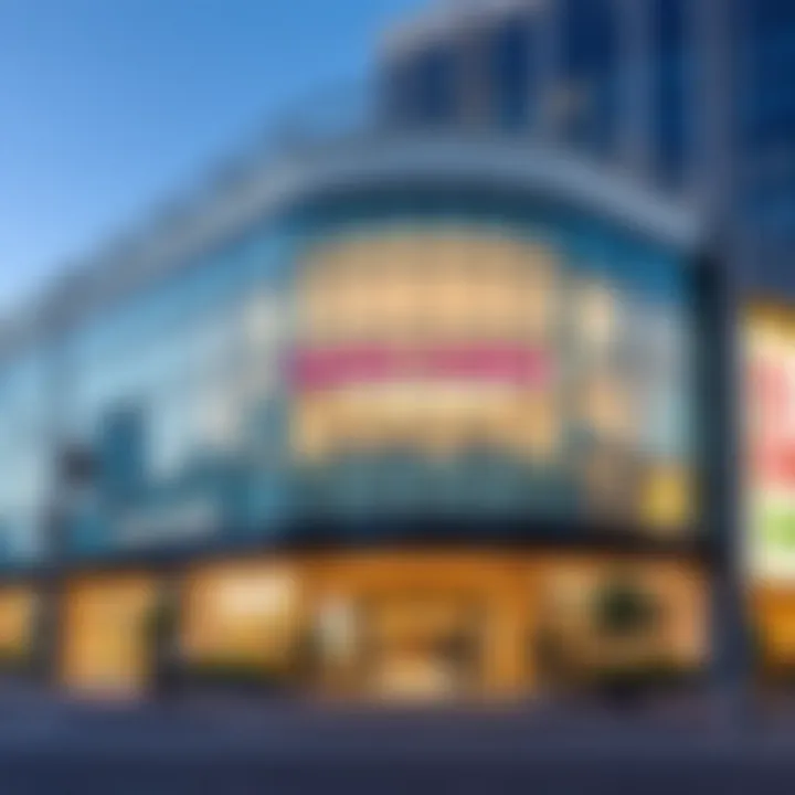 Exterior view of Home Centre on Hamdan Street