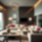 Elegant living room furniture showcasing modern design