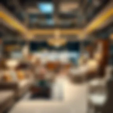 Inside a Leading Dubai Furniture Store Interior of a prominent furniture store in Dubai filled with stylish decor