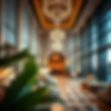 Charming hotel lobby showcasing elegant design