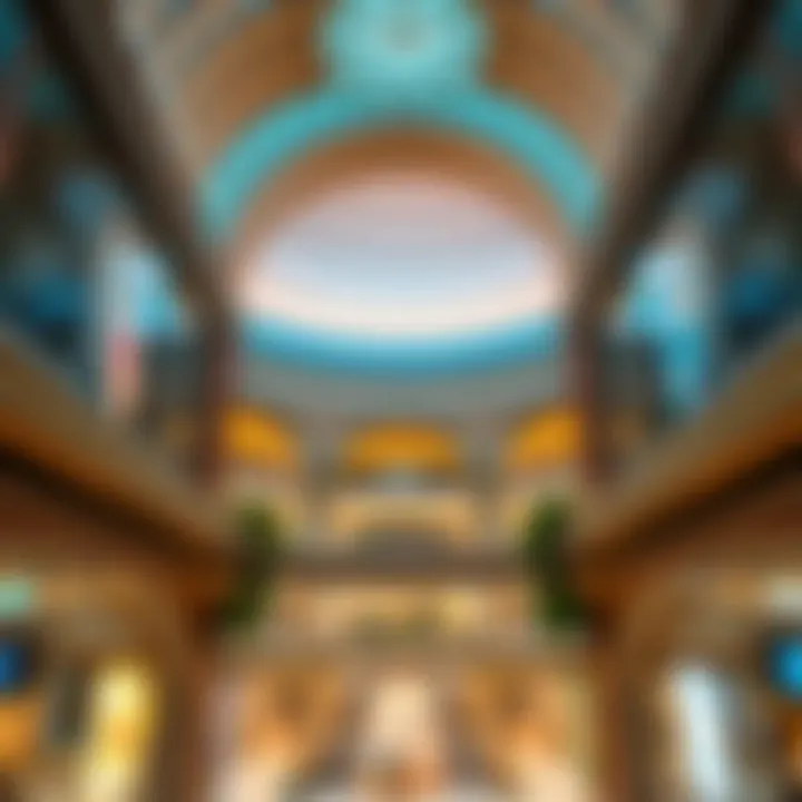 Detail of the mall's iconic architecture