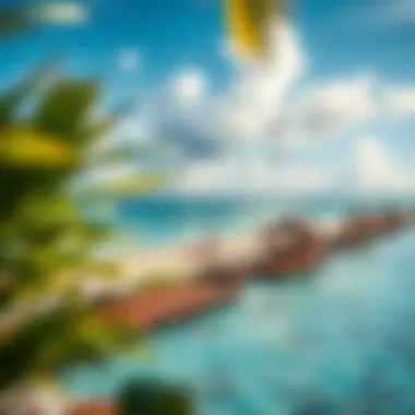 Luxurious beachfront property on a private island