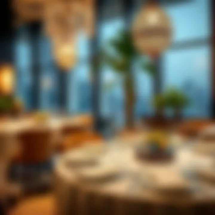 Elegant dining experience at Jannah Hotels