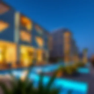 Modern developments in Jazira Al Hamra reflecting contemporary living