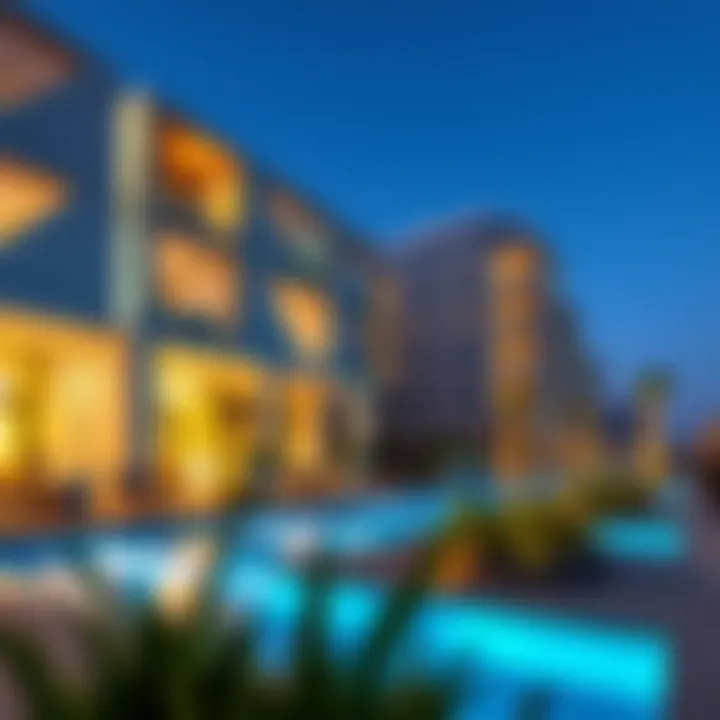 Modern developments in Jazira Al Hamra reflecting contemporary living